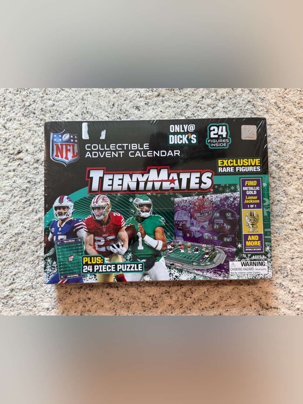 Party Animal NFL TeenyMates DSG Exclusive 2025 Advent Calendar